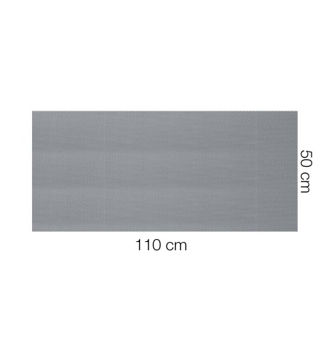 Griglia sportiva per paraurti Microcar alluminio nero 110x50cm