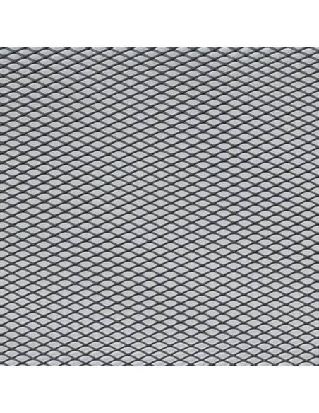 Griglia sportiva per paraurti Microcar alluminio nero 110x50cm