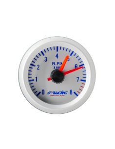 Indicatore elettrico 2 Simoni Racing contagiri SILVER