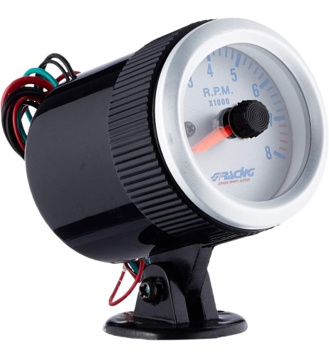 Indicatore elettrico 2 Simoni Racing contagiri SILVER