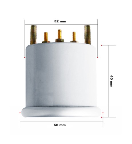 Indicatore elettronico 2 Simoni Racing temperatura olio SILVER