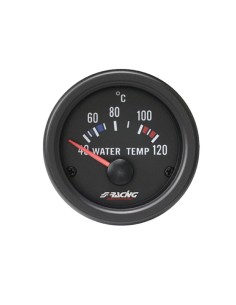 Indicatore elettrico 2 Simoni Racing temperatura acqua NERO