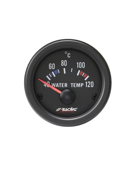 Indicatore elettrico 2 Simoni Racing temperatura acqua NERO