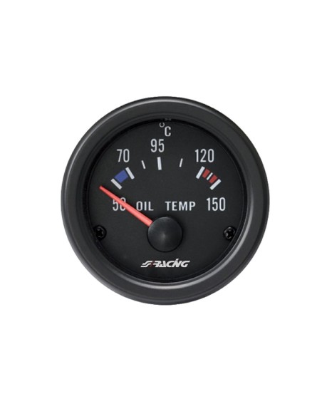 Indicatore elettronico 2 Simoni Racing temperatura olio NERO