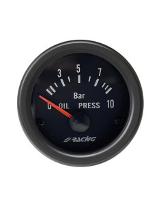 Indicatore elettrico 2 Simoni Racing pressione olio NERO