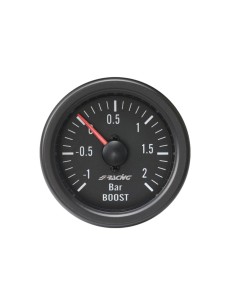 Indicatore meccanico 2 Simoni Racing pressione turbo NERO