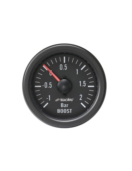 Indicatore meccanico 2 Simoni Racing pressione turbo NERO