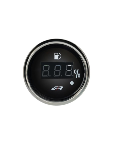 Indicatore digitale 2 Chrome rim Simoni Racing livello carburante