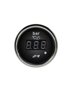 Indicatore digitale 2 Chrome rim Simoni Racing pressione olio