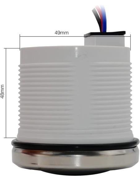 Indicatore digitale 2 Chrome rim Simoni Racing pressione olio