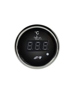 Indicatore digitale 2 Chrome rim Simoni Racing temperatura olio