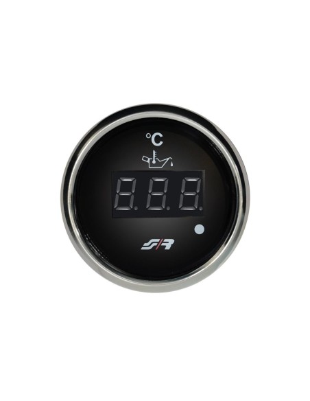 Indicatore digitale 2 Chrome rim Simoni Racing temperatura olio