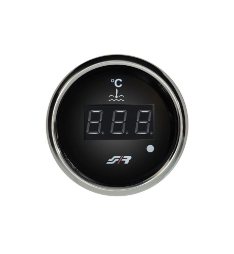 Indicatore digitale 2 Chrome rim Simoni Racing temperatura acqua
