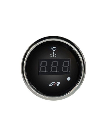 Indicatore digitale 2 Chrome rim Simoni Racing temperatura acqua