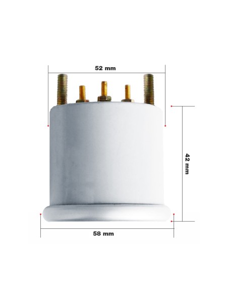 Indicatore digitale 2 Simoni Racing temperatura acqua luce azzurra