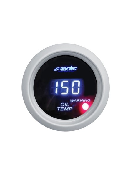 Indicatore digitale 2 Simoni Racing temperatura olio luce azzurra
