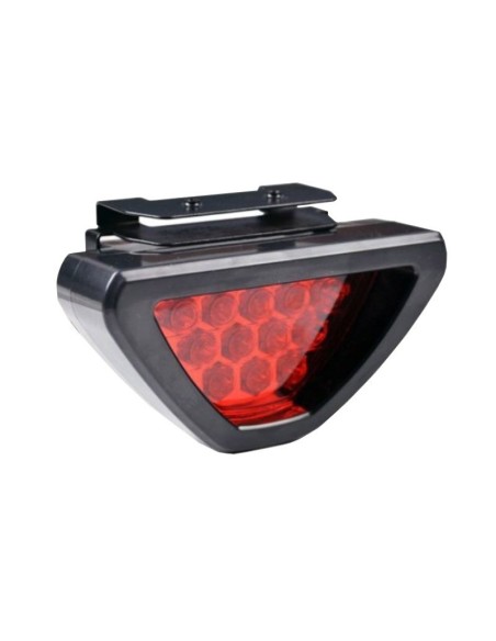 Fanale luce stop o segnalazione universale a LED rossi 12x7cm
