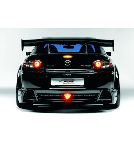 Fanale luce stop o segnalazione universale a LED rossi 12x7cm