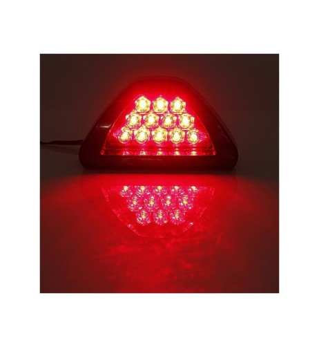 Fanale luce stop o segnalazione universale a LED rossi 12x7cm
