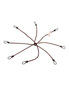 Corda elastica a ragno fermacarico 8 ganci 8mm camion camper