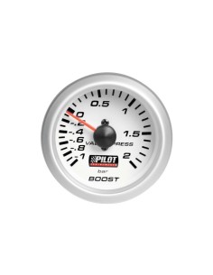 Indicatore pressione turbo illuminazione blu 52mm