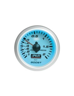 Indicatore pressione turbo illuminazione blu 52mm 2