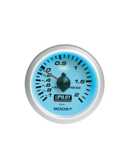 Indicatore pressione turbo illuminazione blu 52mm