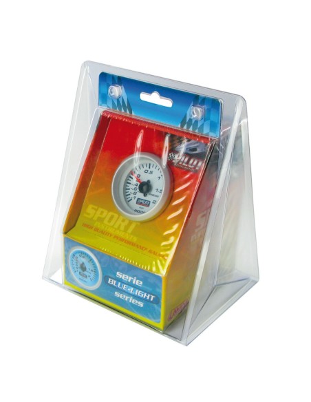 Indicatore pressione turbo illuminazione blu 52mm