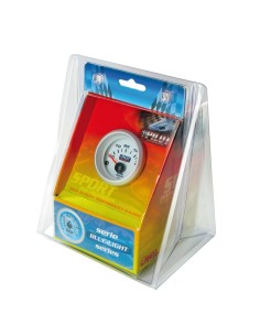 Indicatore temperatura olio illuminazione blu 52mm 2