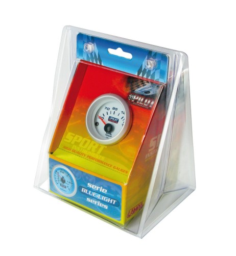 Indicatore temperatura olio illuminazione blu 52mm