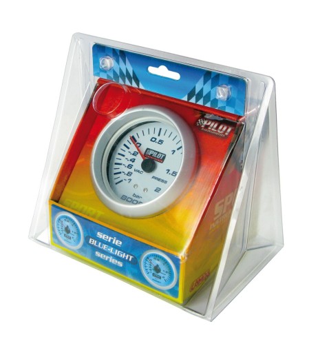Indicatore pressione turbo Blue Light 3 3 4 95mm