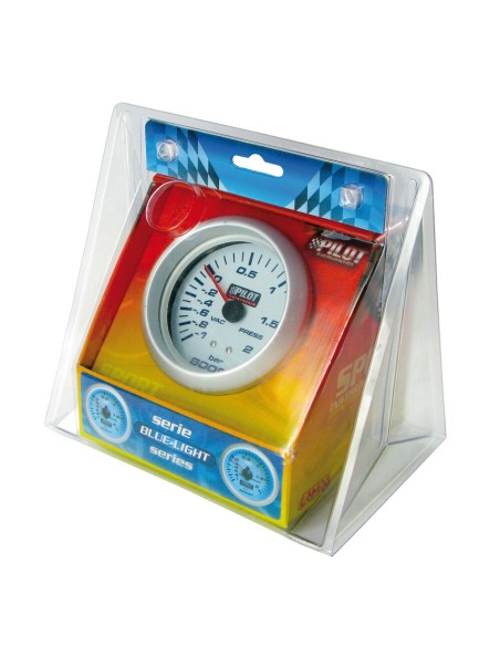 Indicatore pressione turbo Blue Light 3 3 4 95mm