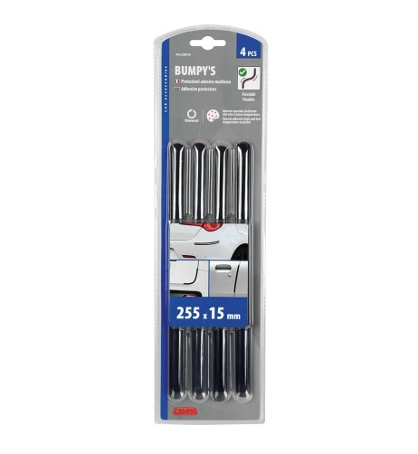 Set kit 4 salvaporta adesivi 255x15mm Bumby s per auto