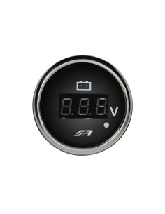 Indicatore digitale 2 Chrome rim Simoni Racing voltmetro elettrico