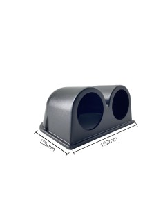 Portastrumenti 2 52mm universale Simoni Racing 2 fori orizzontale 2