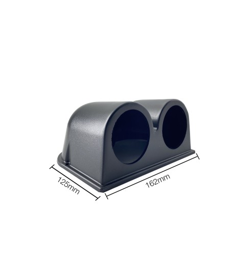 Portastrumenti 2 52mm universale Simoni Racing 2 fori orizzontale