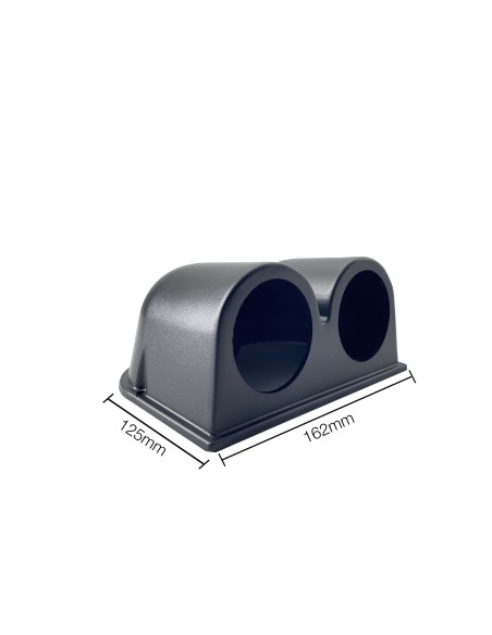 Portastrumenti 2 52mm universale Simoni Racing 2 fori orizzontale