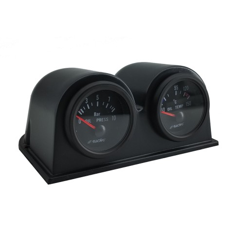 Portastrumenti 2 52mm universale Simoni Racing 2 fori orizzontale