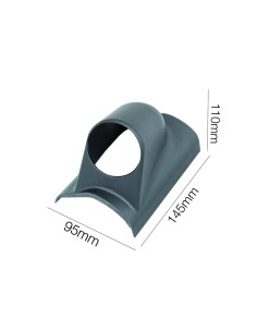 Porta strumenti 2 da cruscotto Simoni Racing 1 foro verticale 2