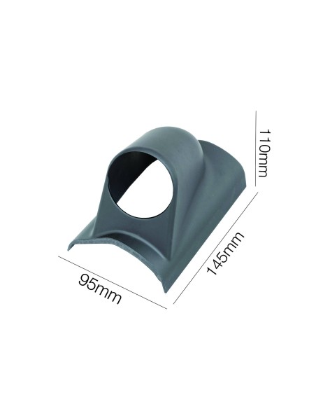 Porta strumenti 2 da cruscotto Simoni Racing 1 foro verticale