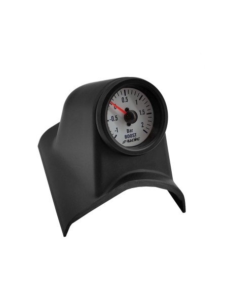 Porta strumenti 2 da cruscotto Simoni Racing 1 foro verticale