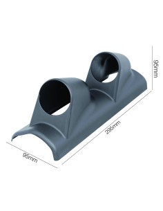 Portastrumenti 2 52mm universale Simoni Racing 2 fori verticale 2