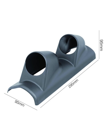 Portastrumenti 2 52mm universale Simoni Racing 2 fori verticale