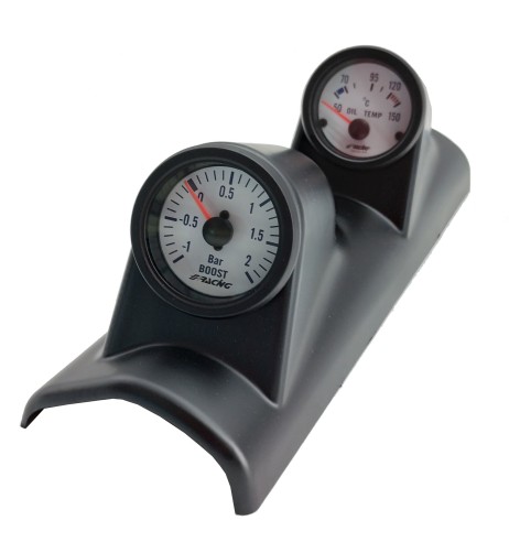 Portastrumenti 2 52mm universale Simoni Racing 2 fori verticale