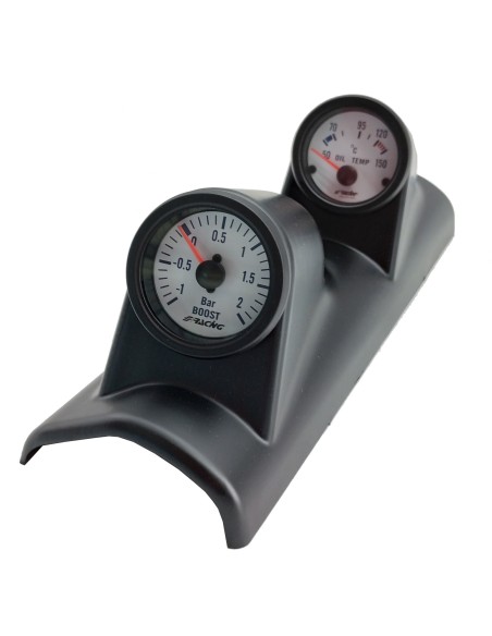 Portastrumenti 2 52mm universale Simoni Racing 2 fori verticale