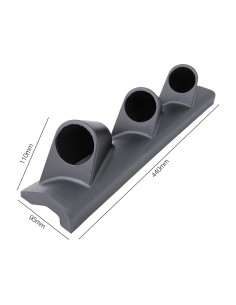 Porta strumenti 2 da cruscotto Simoni Racing 3 fori verticali 2