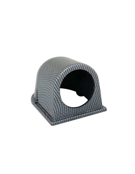 Porta strumenti 2 da cruscotto Simoni Racing 1 foro orizzontale carbon lo