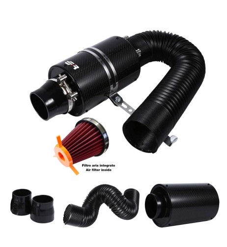 Sistema di aspirazione universale con cassa in carbonio Simoni Racing