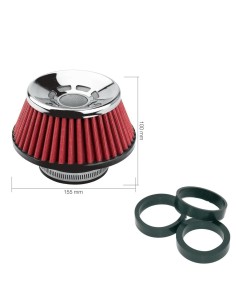 Filtro Aria auto Universale conico con adattatori FSR UE