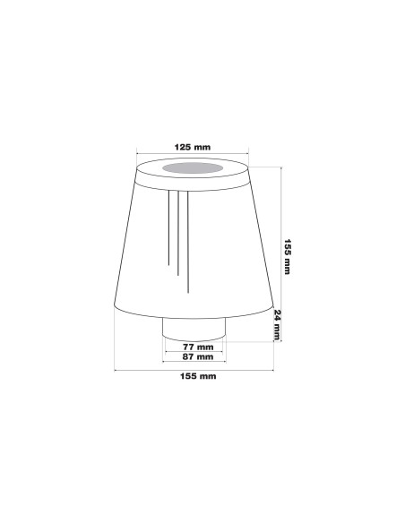 Filtro Aria auto Universale conico con adattatori FSR UD